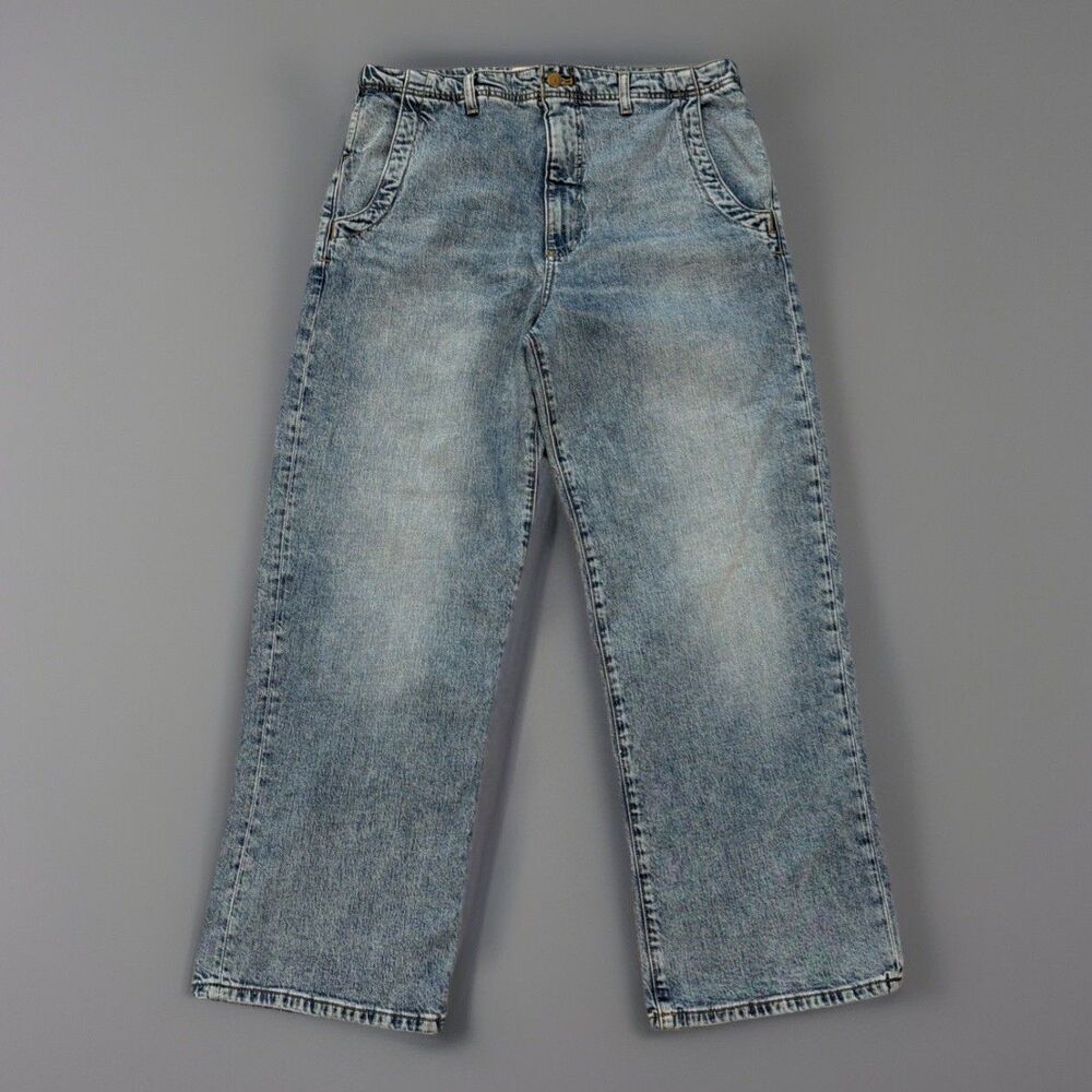 Pilcro  Anthropologie Jeans Women's 32 High Rise Wide Leg Baggy Light Wash